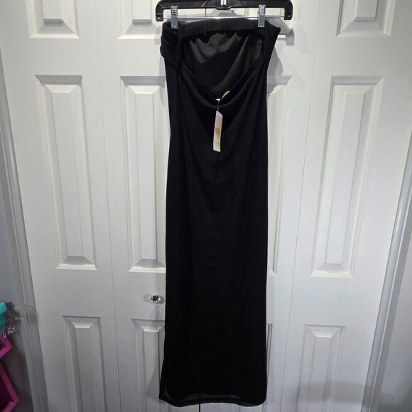NWT Women’s Black Strapless Maxi Dress – Size Small - Picture 2 of 7